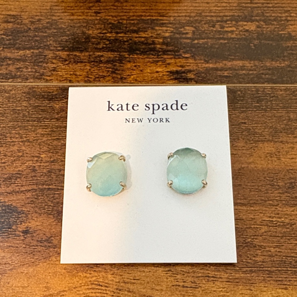 Kate Spade Mint Green Stud Earrings